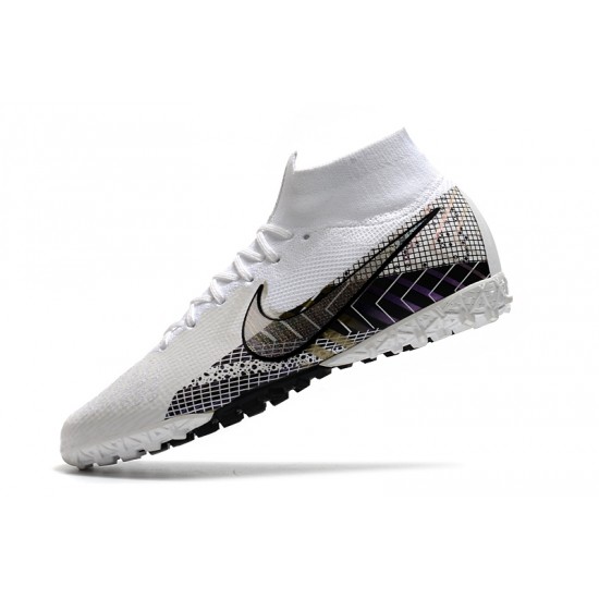 Nike Mercurial Superfly 7 Elite MDS TF White Black 39-45