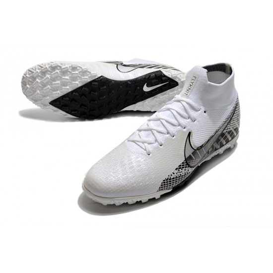 Nike Mercurial Superfly 7 Elite MDS TF White Black 39-45