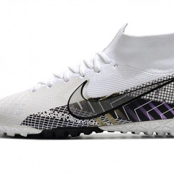 Nike Mercurial Superfly 7 Elite MDS TF White Black 39-45