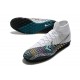 Nike Mercurial Superfly 7 Elite MDS TF White Black Blue 39-45