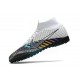 Nike Mercurial Superfly 7 Elite MDS TF White Black Blue 39-45