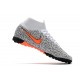 Nike Mercurial Superfly 7 Elite MDS TF White Black Orange 39-45