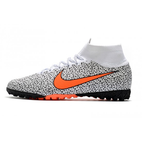 Nike Mercurial Superfly 7 Elite MDS TF White Black Orange 39-45