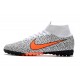 Nike Mercurial Superfly 7 Elite MDS TF White Black Orange 39-45