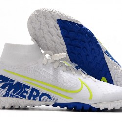 Nike Mercurial Superfly 7 Elite MDS TF White Blue Green 39-45