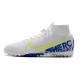 Nike Mercurial Superfly 7 Elite MDS TF White Blue Green 39-45