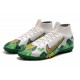 Nike Mercurial Superfly 7 Elite MDS TF White Green Gold 39-45