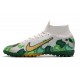 Nike Mercurial Superfly 7 Elite MDS TF White Green Gold 39-45