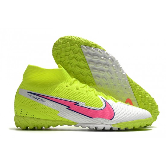 Nike Mercurial Superfly 7 Elite MDS TF White Green Orange 39-45