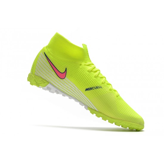 Nike Mercurial Superfly 7 Elite MDS TF White Green Orange 39-45