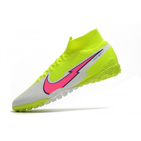 Nike Mercurial Superfly 7 Elite MDS TF White Green Orange 39-45