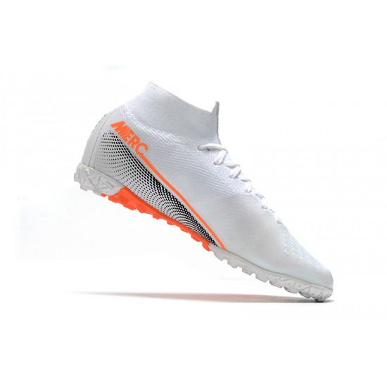 Nike Mercurial Superfly 7 Elite MDS TF White Orange Black 39-45