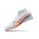 Nike Mercurial Superfly 7 Elite MDS TF White Orange Black 39-45