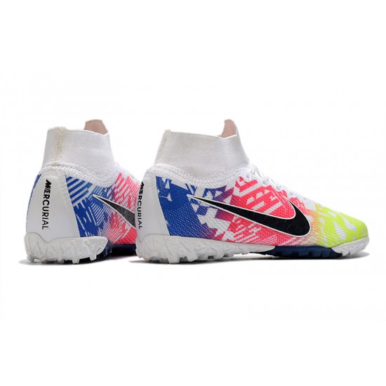 Nike Mercurial Superfly 7 Elite MDS TF White Rainbow Black 39-45