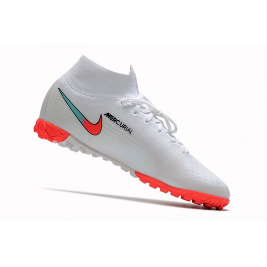 Nike Mercurial Superfly 7 Elite MDS TF White Red Blue 39-45