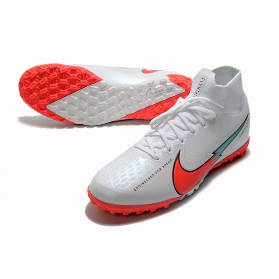 Nike Mercurial Superfly 7 Elite MDS TF White Red Blue 39-45