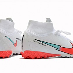 Nike Mercurial Superfly 7 Elite MDS TF White Red Blue 39-45