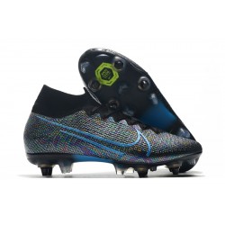 Nike Mercurial Superfly 7 Elite SG-PRO AC Black Blue 39-45