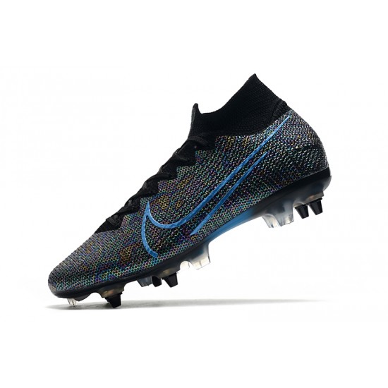 Nike Mercurial Superfly 7 Elite SG-PRO AC Black Blue 39-45