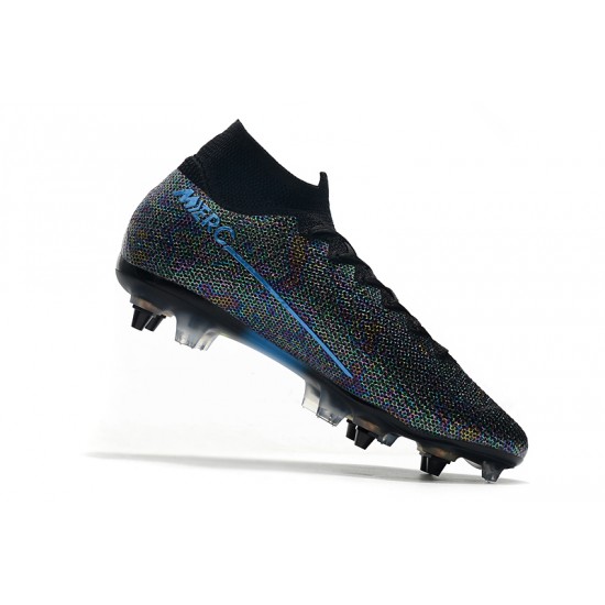 Nike Mercurial Superfly 7 Elite SG-PRO AC Black Blue 39-45