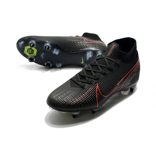 Nike Mercurial Superfly 7 Elite SG-PRO AC Black Red 39-45