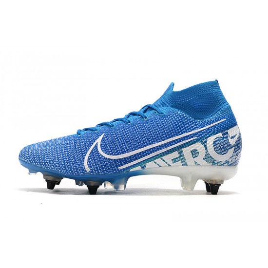 Nike Mercurial Superfly 7 Elite SG-PRO AC Blue White 39-45