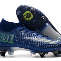 Nike Mercurial Superfly 7 Elite SG-PRO AC Blue White Green 39-45