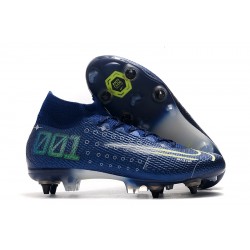 Nike Mercurial Superfly 7 Elite SG-PRO AC Blue White Green 39-45