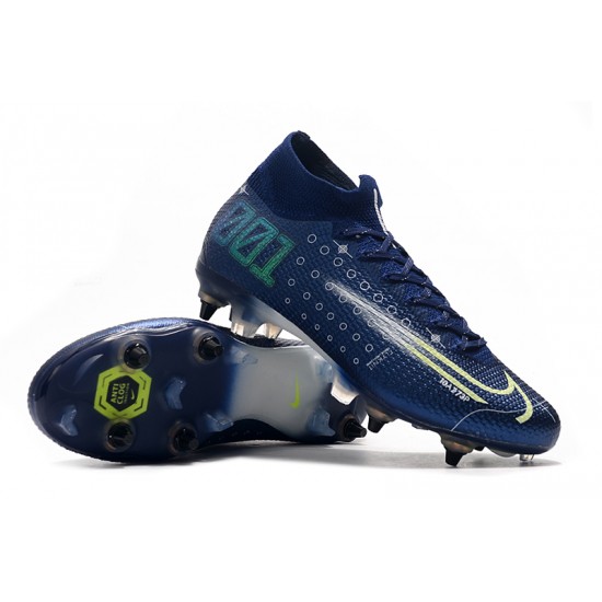 Nike Mercurial Superfly 7 Elite SG-PRO AC Blue White Green 39-45