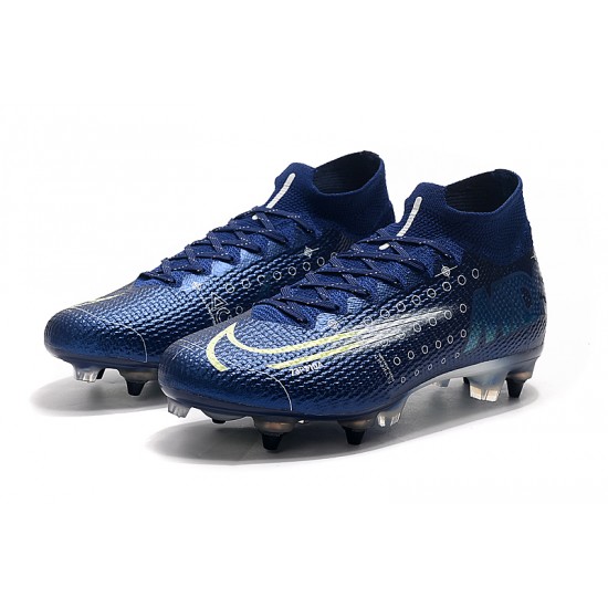 Nike Mercurial Superfly 7 Elite SG-PRO AC Blue White Green 39-45