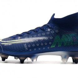 Nike Mercurial Superfly 7 Elite SG-PRO AC Blue White Green 39-45