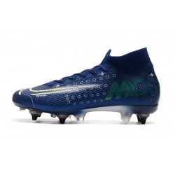 Nike Mercurial Superfly 7 Elite SG-PRO AC Blue White Green 39-45