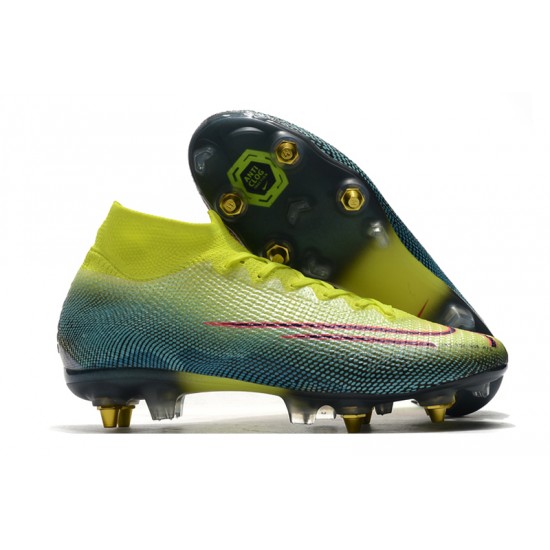 Nike Mercurial Superfly 7 Elite SG-PRO AC Green Blue Orange 39-45