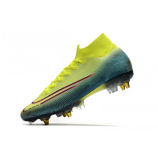 Nike Mercurial Superfly 7 Elite SG-PRO AC Green Blue Orange 39-45