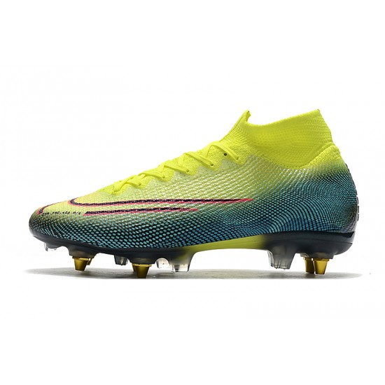 Nike Mercurial Superfly 7 Elite SG-PRO AC Green Blue Orange 39-45