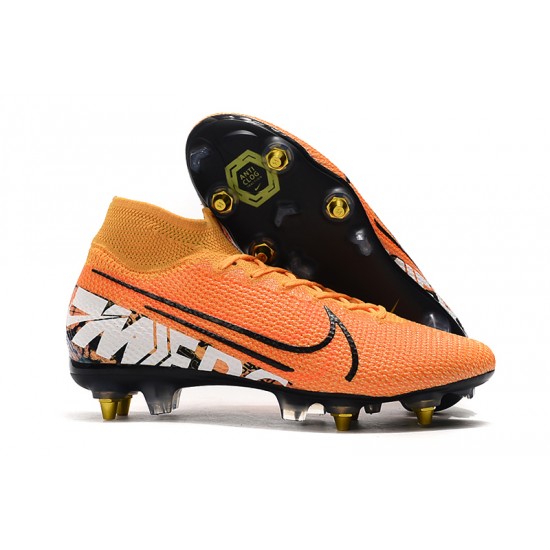 Nike Mercurial Superfly 7 Elite SG-PRO AC Orange Silver Black 39-45