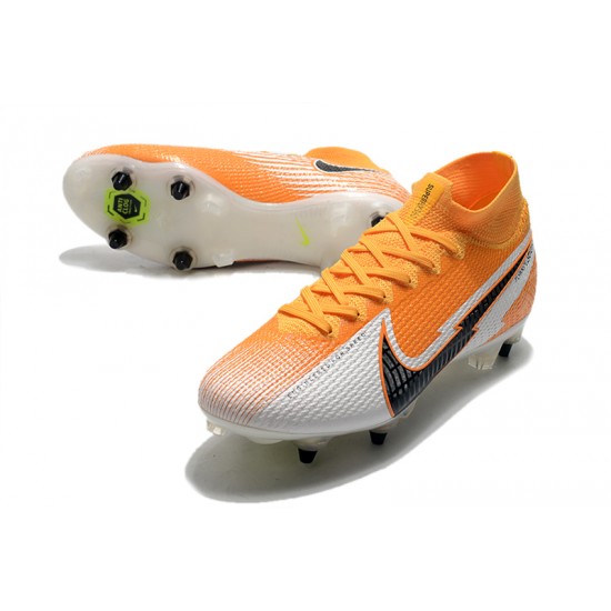 Nike Mercurial Superfly 7 Elite SG-PRO AC Orange White Black 39-45