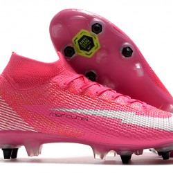 Nike Mercurial Superfly 7 Elite SG-PRO AC Pink Silver 39-45