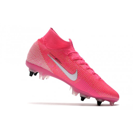 Nike Mercurial Superfly 7 Elite SG-PRO AC Pink Silver 39-45