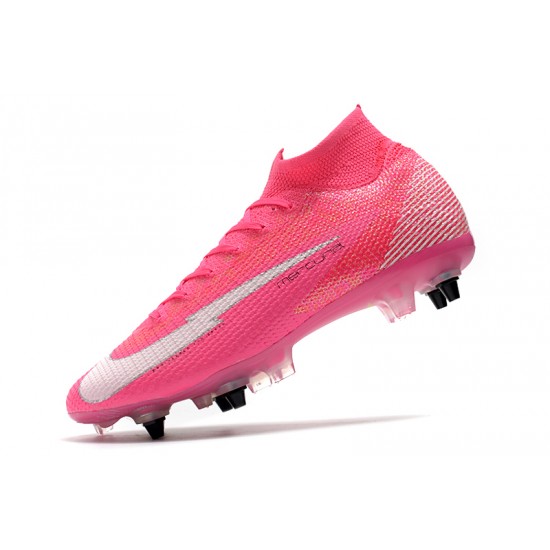 Nike Mercurial Superfly 7 Elite SG-PRO AC Pink Silver 39-45