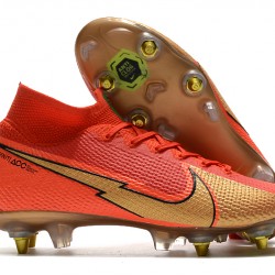 Nike Mercurial Superfly 7 Elite SG-PRO AC Red Gold 39-45