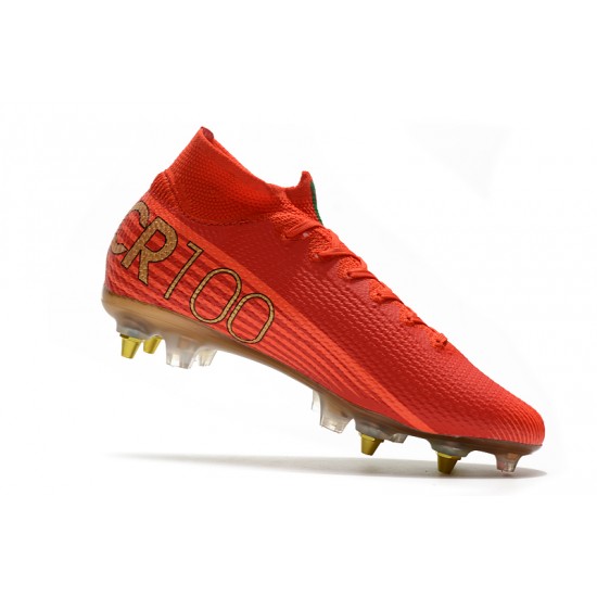 Nike Mercurial Superfly 7 Elite SG-PRO AC Red Gold 39-45