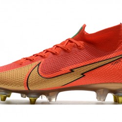 Nike Mercurial Superfly 7 Elite SG-PRO AC Red Gold 39-45