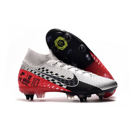 Nike Mercurial Superfly 7 Elite SG-PRO AC Silver Black Red 39-45