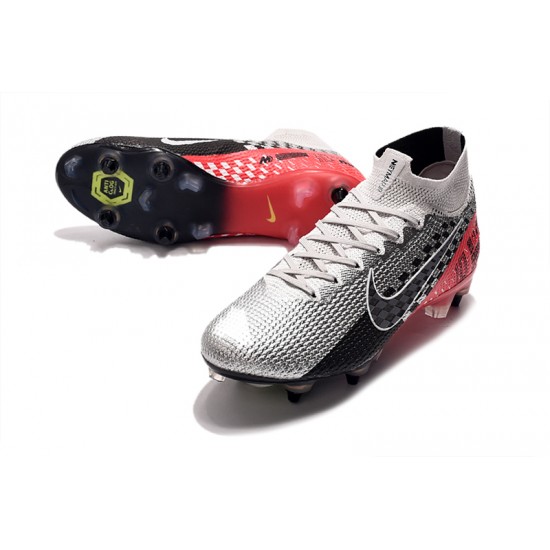 Nike Mercurial Superfly 7 Elite SG-PRO AC Silver Black Red 39-45