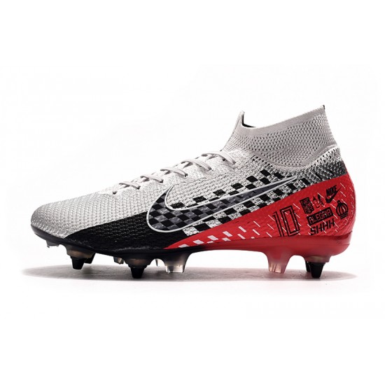 Nike Mercurial Superfly 7 Elite SG-PRO AC Silver Black Red 39-45