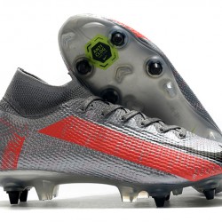 Nike Mercurial Superfly 7 Elite SG-PRO AC Silver Red 39-45