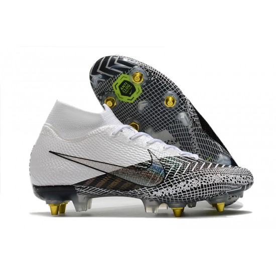 Nike Mercurial Superfly 7 Elite SG-PRO AC White Black 39-45