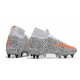 Nike Mercurial Superfly 7 Elite SG-PRO AC White Black Orange 39-45