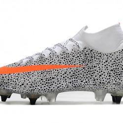 Nike Mercurial Superfly 7 Elite SG-PRO AC White Black Orange 39-45